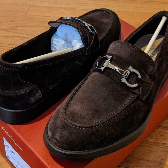 Salvatore Ferragamo Arlin Gancini Suede 